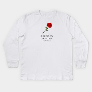 Sadboys and Sadgirls Kids Long Sleeve T-Shirt